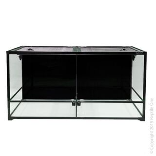 ReptileOne RTF 1260HTD Glass Hinged Door Terrarium With Divider