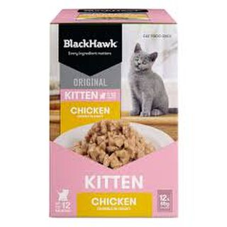 Black Hawk Original Kitten Chicken/Gravy 85g