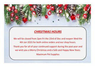 Christmas Hours 2022/23