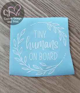 Tiny Human/Humans On Board - Wreath 1