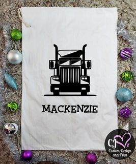 Personalised Sack - Truck (8 designs to choose from)