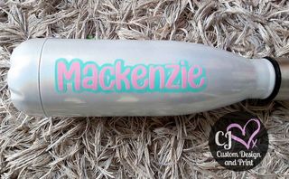 Stick On Name Decal with Shadow Colour - Plain Fonts