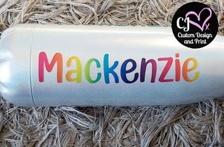 Stick On Name Label Specialty Colours - Plain Fonts