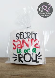 Secret Santa's on a Roll - Novelty Toilet Paper