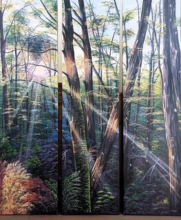 Acrylic painting titled MAGICAL