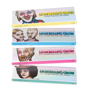Lion Rolling Circus 1 1/4 Ultra Thin Rolling Papers - Silver Edition