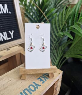 Playing Card Earrings