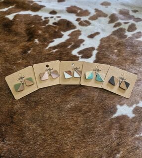 Square Resin & Wood Studs