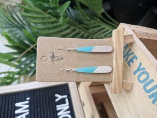 Resin & Wood Earrings