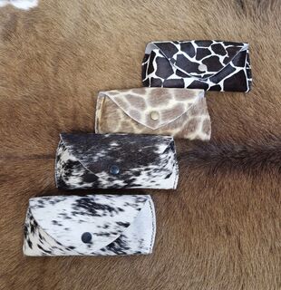 Handmade Cowhide  Glasses Case