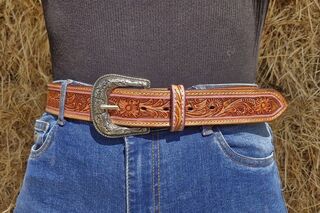 Western Leather Belt