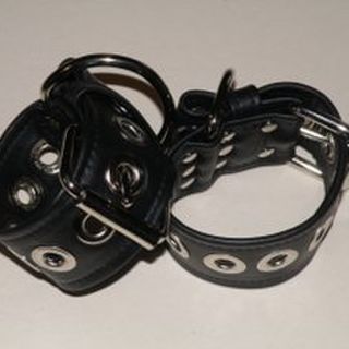 Rolled Anklets made with Motorcycle leather