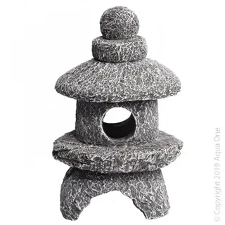 Aqua One Ornament - Stone Lantern 9x9x14cm