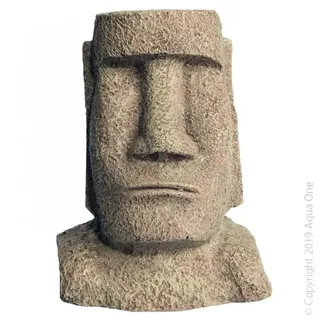 Aqua One Ornament - Easter Island Head 12x9.5x15.5cm