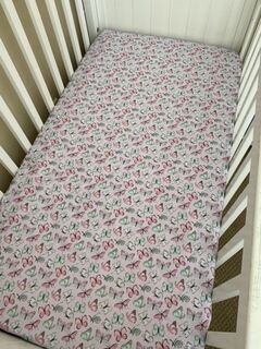 Flannelette Fitted Cot Sheet 
