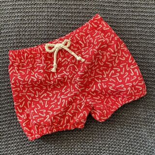 Bubble Shorts - Red Candy Cane