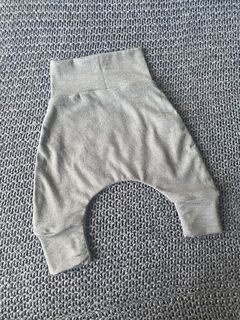 Harem Pants Size Newborn - Merino Grey
