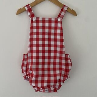 Romper - Red Gingham