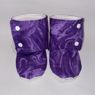 Stay on slippers - Purple Marbled