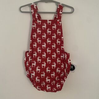 Dancing Reindeer 3-6m romper