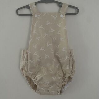 Neutral Reindeer 12-18m romper