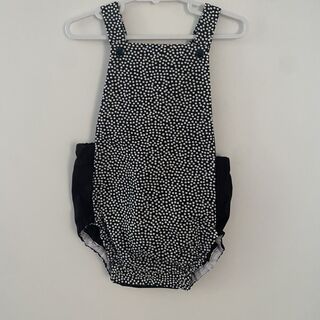 B/W Spots 18-24m romper