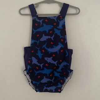 Shark 6-12m romper