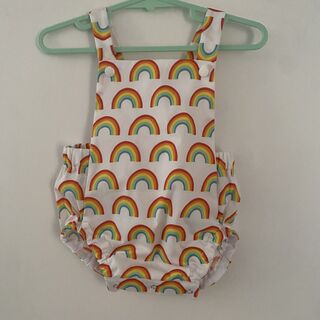 Rainbow 3-6m romper