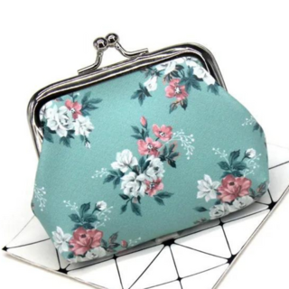 Floral PU Leather Coin Purse