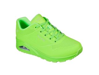 Skechers - Uno - Night Shades - Lime Green Wide Fit