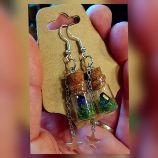 TITANIUM AURA EARRINGS 2