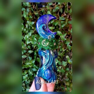 BLUE MOON CRYSTAL EARTH VIAL