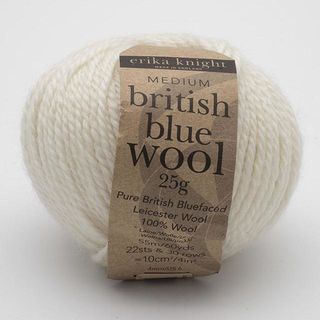 British Blue Wool 25g - 100 Milk