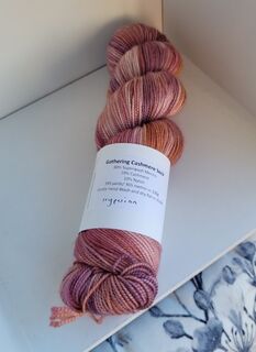 Gathering Cashmere Sock - Hyperion
