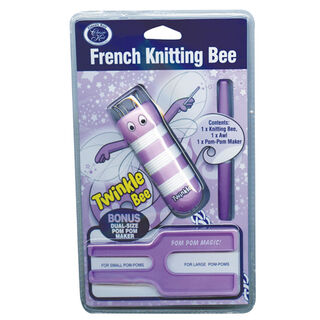 French Knitting Bee with Bonus Pom Pom Maker