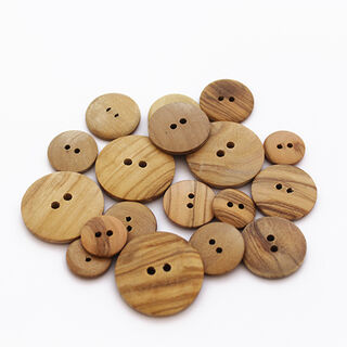 Italian Wooden Button 2 Hole