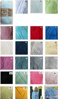 Soft Cotton 100g - Other colours - please request