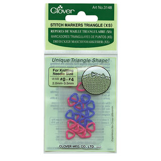 Clover Stitch Markers Triangle (Extra Small)