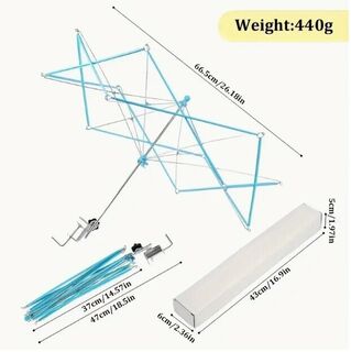 Umbrella Yarn Swift - Metal and Plastic