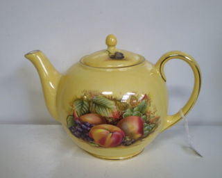 Aynsley Fruit Pattern Small Teapot
