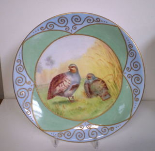 Aynsley Hand Painted Grouse Scene Plate