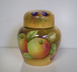 Coalport Fruit Pattern Ginger Jar