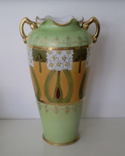 Large Art Nouveau Nippon Vase