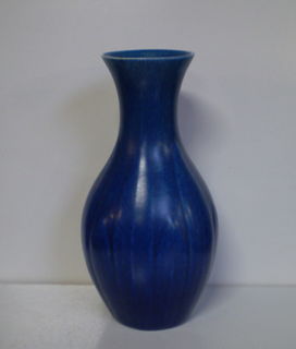 Pilkingtons Royal Lancastrian Kingfisher Blue Vase
