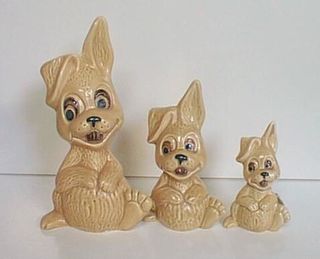 Sylvac Rabbits Model Numbers 5289, 5290, and 5291
