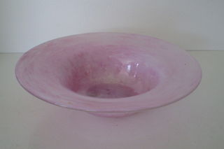 Hand Blown Art Glass Dish, Possibly by Powell
