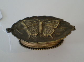 Brass Butterfly Pin Holder by Charles Schleicher