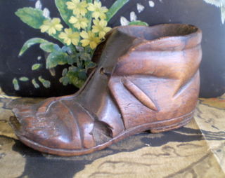 Black Forest Carved Boot