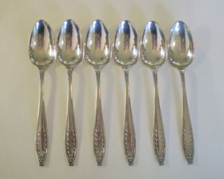 Set of Sterling Silver Teaspoons, Sheffield 1923