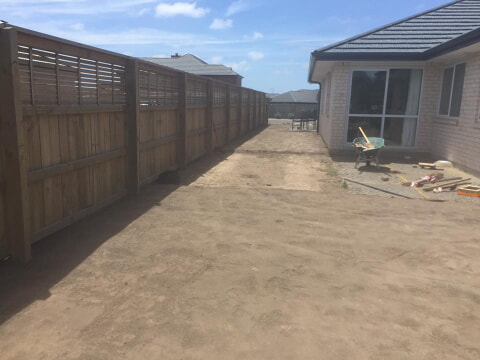New lawn in Christchurch - ready lawn to be laid